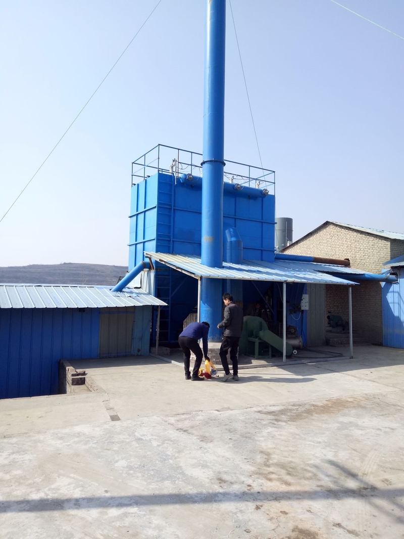 小砖厂破碎除尘现场