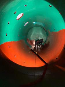 脱硫塔防腐内部施工